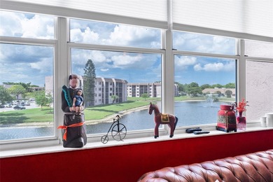 Spacious and rarely available corner unit , 3 bedroom, 2 on Sunrise Lakes Phase IV Golf Course in Florida - for sale on GolfHomes.com, golf home, golf lot