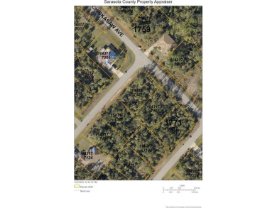 Prime oversized CORNER building site in the heart of Sarasota on Bobcat Trail Golf Club in Florida - for sale on GolfHomes.com, golf home, golf lot