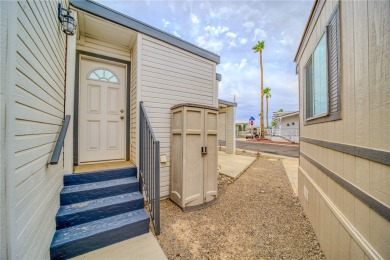 Charming Furnished Park Model on Scenic Corner Lot in on Riverview Golf Course in Arizona - for sale on GolfHomes.com, golf home, golf lot
