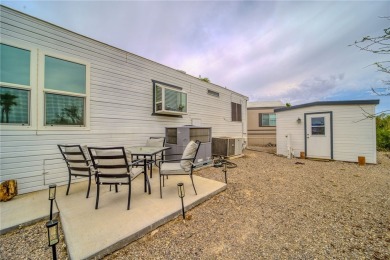 Charming Furnished Park Model on Scenic Corner Lot in on Riverview Golf Course in Arizona - for sale on GolfHomes.com, golf home, golf lot