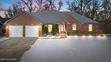 Welcome to 190 Strawberry Circle, a rare lakefront home for sale on Doe Valley Country Club in Kentucky - for sale on GolfHomes.com, golf home, golf lot