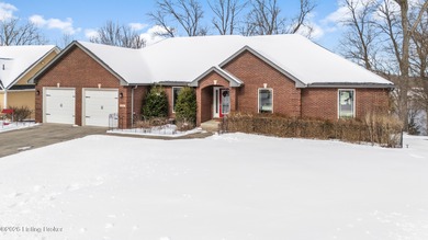 Welcome to 190 Strawberry Circle, a rare lakefront home for sale on Doe Valley Country Club in Kentucky - for sale on GolfHomes.com, golf home, golf lot