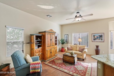 Bright and inviting 2-bedroom, 2-bathroom home with a den on Heritage Highlands At Dove Mountain in Arizona - for sale on GolfHomes.com, golf home, golf lot