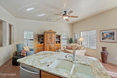 Bright and inviting 2-bedroom, 2-bathroom home with a den on Heritage Highlands At Dove Mountain in Arizona - for sale on GolfHomes.com, golf home, golf lot