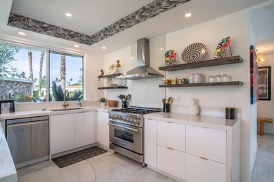 Stunning remodeled William Krisel-designed Mid-Centry Modern on Indian Wells Golf Resort and Country Club in California - for sale on GolfHomes.com, golf home, golf lot