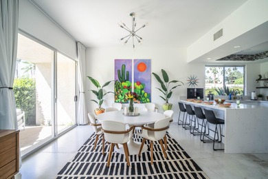 Stunning remodeled William Krisel-designed Mid-Centry Modern on Indian Wells Golf Resort and Country Club in California - for sale on GolfHomes.com, golf home, golf lot