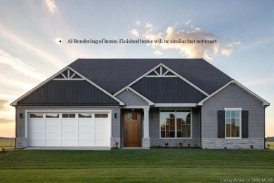Introducing The *ALLEN* Plan in ASB's newest development of on Covered Bridge Golf Club in Indiana - for sale on GolfHomes.com, golf home, golf lot
