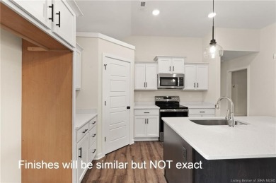 Introducing The *ALLEN* Plan in ASB's newest development of on Covered Bridge Golf Club in Indiana - for sale on GolfHomes.com, golf home, golf lot