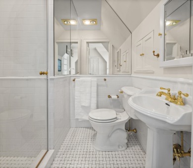 *Pebbles* | Iconic  Sasco Hill Estate Timeless Design. Storied on Country Club of Fairfield in Connecticut - for sale on GolfHomes.com, golf home, golf lot