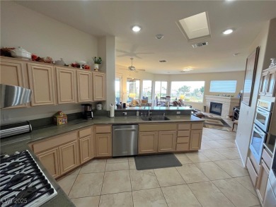 Custom Golf Course Gem with Strip Views. Expanded Model in the on Highland Falls Golf Club in Nevada - for sale on GolfHomes.com, golf home, golf lot