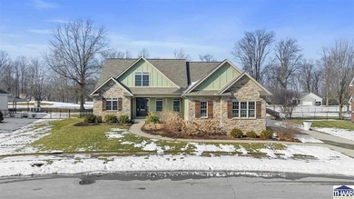 Elegant custom home located in the prestigious Idle Creek on Idle Creek Golf Course in Indiana - for sale on GolfHomes.com, golf home, golf lot