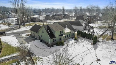 Elegant custom home located in the prestigious Idle Creek on Idle Creek Golf Course in Indiana - for sale on GolfHomes.com, golf home, golf lot