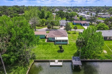 **New Waterfront Handyman Special - Your Dream Canal Home on Palm Harbor Golf Club in Florida - for sale on GolfHomes.com, golf home, golf lot