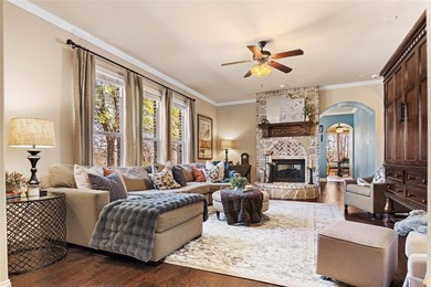 Beautifully-positioned on a serene creek-view lot beside a on WestRidge Golf Course in Texas - for sale on GolfHomes.com, golf home, golf lot