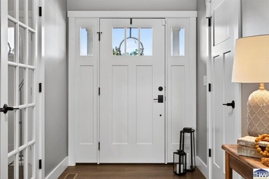 An incredibly maintained 2022 build~ An impressive 5 bedrooms, 4 on Idle Creek Golf Course in Indiana - for sale on GolfHomes.com, golf home, golf lot