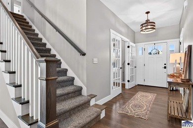 An incredibly maintained 2022 build~ An impressive 5 bedrooms, 4 on Idle Creek Golf Course in Indiana - for sale on GolfHomes.com, golf home, golf lot