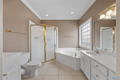 Nestled on a desirable cul-de-sac street in Stoneleigh Terrace on Hampton Cove Golf Course in Alabama - for sale on GolfHomes.com, golf home, golf lot