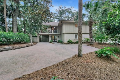 Blending timeless Lowcountry charm with sweeping panoramic views on Sea Pines Golf and Resort  in South Carolina - for sale on GolfHomes.com, golf home, golf lot