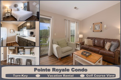 Beautiful, 1-bedroom/1-bath condo overlooking the 18th fairway on Pointe Royale Village Country Club in Missouri - for sale on GolfHomes.com, golf home, golf lot