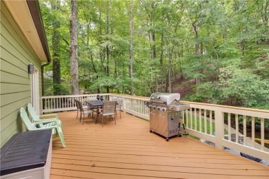 PRICE IMPROVEMENT - WATERFRONT RETREAT - located in the Lake on The Highlands Course at Lake Arrowhead in Georgia - for sale on GolfHomes.com, golf home, golf lot