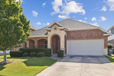This beautiful single-story home in Hidden Cove is located just on Frisco Lakes Golf Course in Texas - for sale on GolfHomes.com, golf home, golf lot