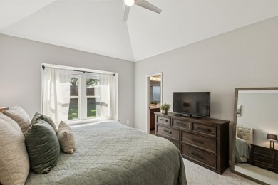 This beautiful single-story home in Hidden Cove is located just on Frisco Lakes Golf Course in Texas - for sale on GolfHomes.com, golf home, golf lot