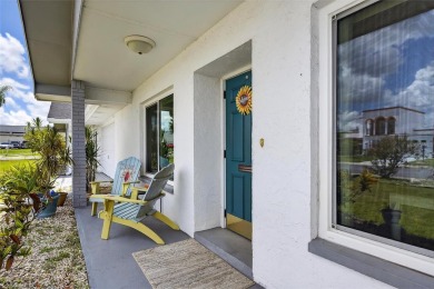 Spacious 2BR + Den + Office in 55+ Triplex - Middle Unit with on Sandpiper Golf Club in Florida - for sale on GolfHomes.com, golf home, golf lot