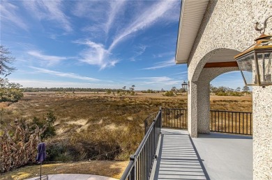 This marshfront home is designed for both grand entertaining and on The King and Prince Golf Course, Home of the Hampton Club in Georgia - for sale on GolfHomes.com, golf home, golf lot