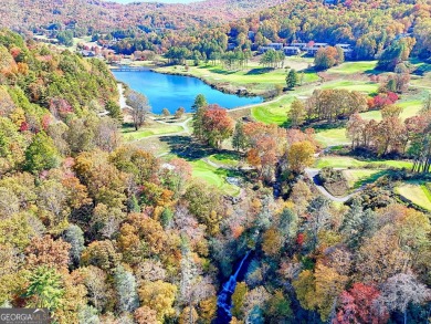 Darling Bavarian style chalet with a great view in the beautiful on Sky Valley Resort and Country Club in Georgia - for sale on GolfHomes.com, golf home, golf lot