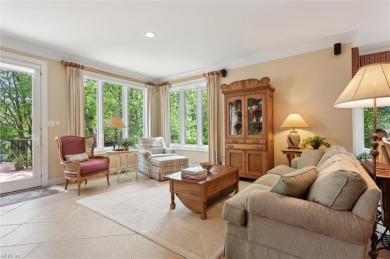 Experience elevated pond-front living at 300 Rivers Edge in on Kingsmill Resort and Golf Club in Virginia - for sale on GolfHomes.com, golf home, golf lot