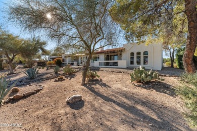 Check out this beautiful fully furnished Lazy Fox Villa. This is on Wickenburg Country Club in Arizona - for sale on GolfHomes.com, golf home, golf lot