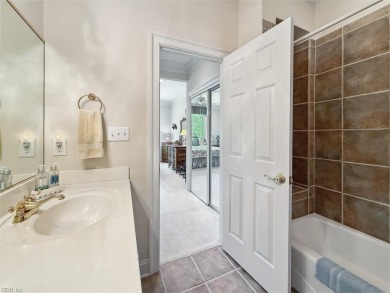 Experience elevated pond-front living at 300 Rivers Edge in on Kingsmill Resort and Golf Club in Virginia - for sale on GolfHomes.com, golf home, golf lot