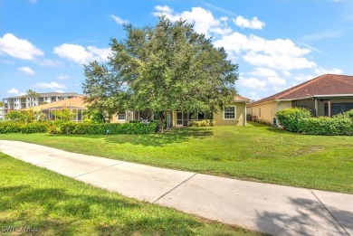 Darling Villa with screened lanai overlooking the 12th green of on Lehigh Resort Club in Florida - for sale on GolfHomes.com, golf home, golf lot