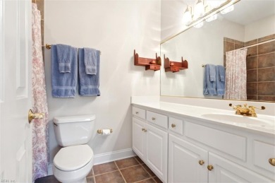 Experience elevated pond-front living at 300 Rivers Edge in on Kingsmill Resort and Golf Club in Virginia - for sale on GolfHomes.com, golf home, golf lot