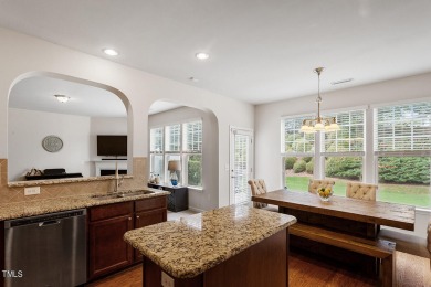 Sweeping hardwood floors welcome you into this Heritage Wake on Heritage Golf Club in North Carolina - for sale on GolfHomes.com, golf home, golf lot