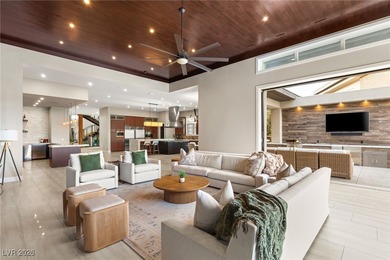 Exquisite custom estate in the prestigious Seven Hills community on Rio Secco Golf Club in Nevada - for sale on GolfHomes.com, golf home, golf lot