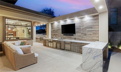 Exquisite custom estate in the prestigious Seven Hills community on Rio Secco Golf Club in Nevada - for sale on GolfHomes.com, golf home, golf lot