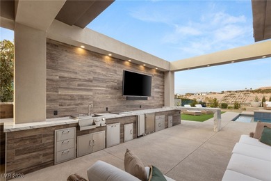 Exquisite custom estate in the prestigious Seven Hills community on Rio Secco Golf Club in Nevada - for sale on GolfHomes.com, golf home, golf lot