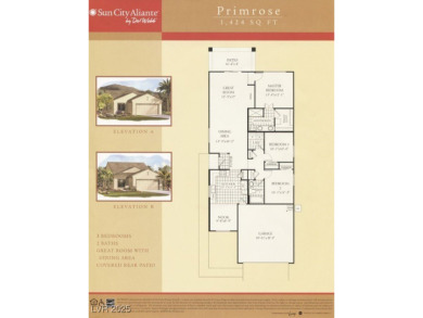 AWESOME condition in this 3 BR Primrose model on the 13th hole on Aliante Golf Club in Nevada - for sale on GolfHomes.com, golf home, golf lot