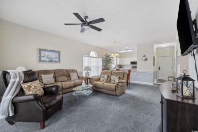 Furnished End Unit Condo with Golf, Pool, and Water Views - on Myrtlewood Golf Course and Club  in South Carolina - for sale on GolfHomes.com, golf home, golf lot