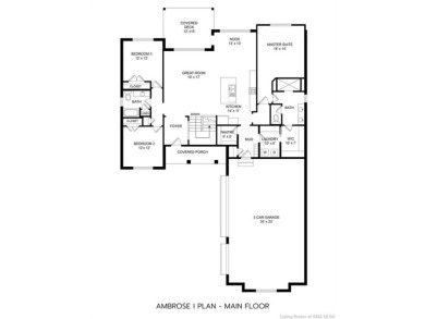 THE AMBROSE PLAN -  one of Discovery Builders' Top Selling Plans on Champions Pointe Golf Course in Indiana - for sale on GolfHomes.com, golf home, golf lot