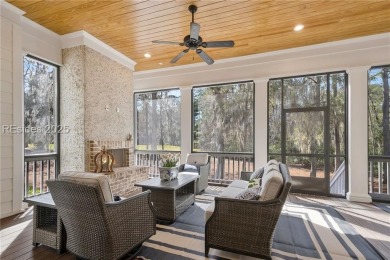 Lowcountry perfection nestled on this large homesite in on Oldfield Golf Club in South Carolina - for sale on GolfHomes.com, golf home, golf lot