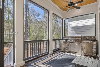 Lowcountry perfection nestled on this large homesite in on Oldfield Golf Club in South Carolina - for sale on GolfHomes.com, golf home, golf lot