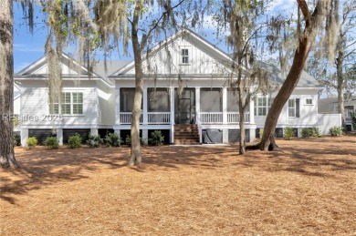 Lowcountry perfection nestled on this large homesite in on Oldfield Golf Club in South Carolina - for sale on GolfHomes.com, golf home, golf lot