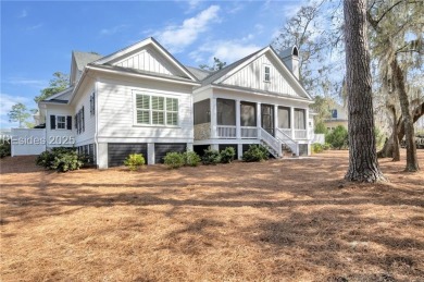 Lowcountry perfection nestled on this large homesite in on Oldfield Golf Club in South Carolina - for sale on GolfHomes.com, golf home, golf lot