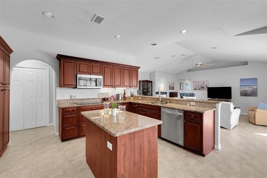 Beautifully remodeled pool home with stunning lake and golf on Burnt Store Golf Club in Florida - for sale on GolfHomes.com, golf home, golf lot