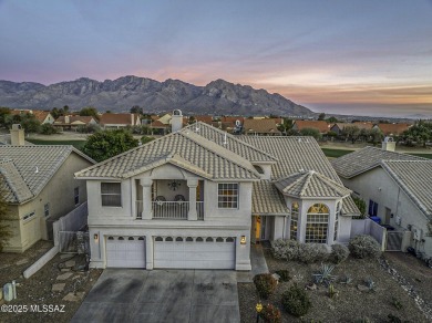 Discover luxurious living in this elegant 5-bedroom+den on El Conquistador Country Club - Conquistador in Arizona - for sale on GolfHomes.com, golf home, golf lot