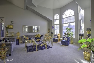 Discover luxurious living in this elegant 5-bedroom+den on El Conquistador Country Club - Conquistador in Arizona - for sale on GolfHomes.com, golf home, golf lot