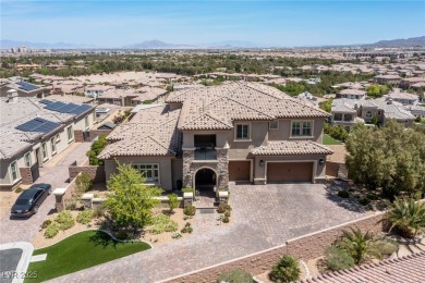 Embark on an extraordinary experience in this exquisite on Southern Highlands Golf Club in Nevada - for sale on GolfHomes.com, golf home, golf lot