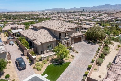 Embark on an extraordinary experience in this exquisite on Southern Highlands Golf Club in Nevada - for sale on GolfHomes.com, golf home, golf lot